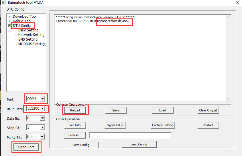 Open configure tool